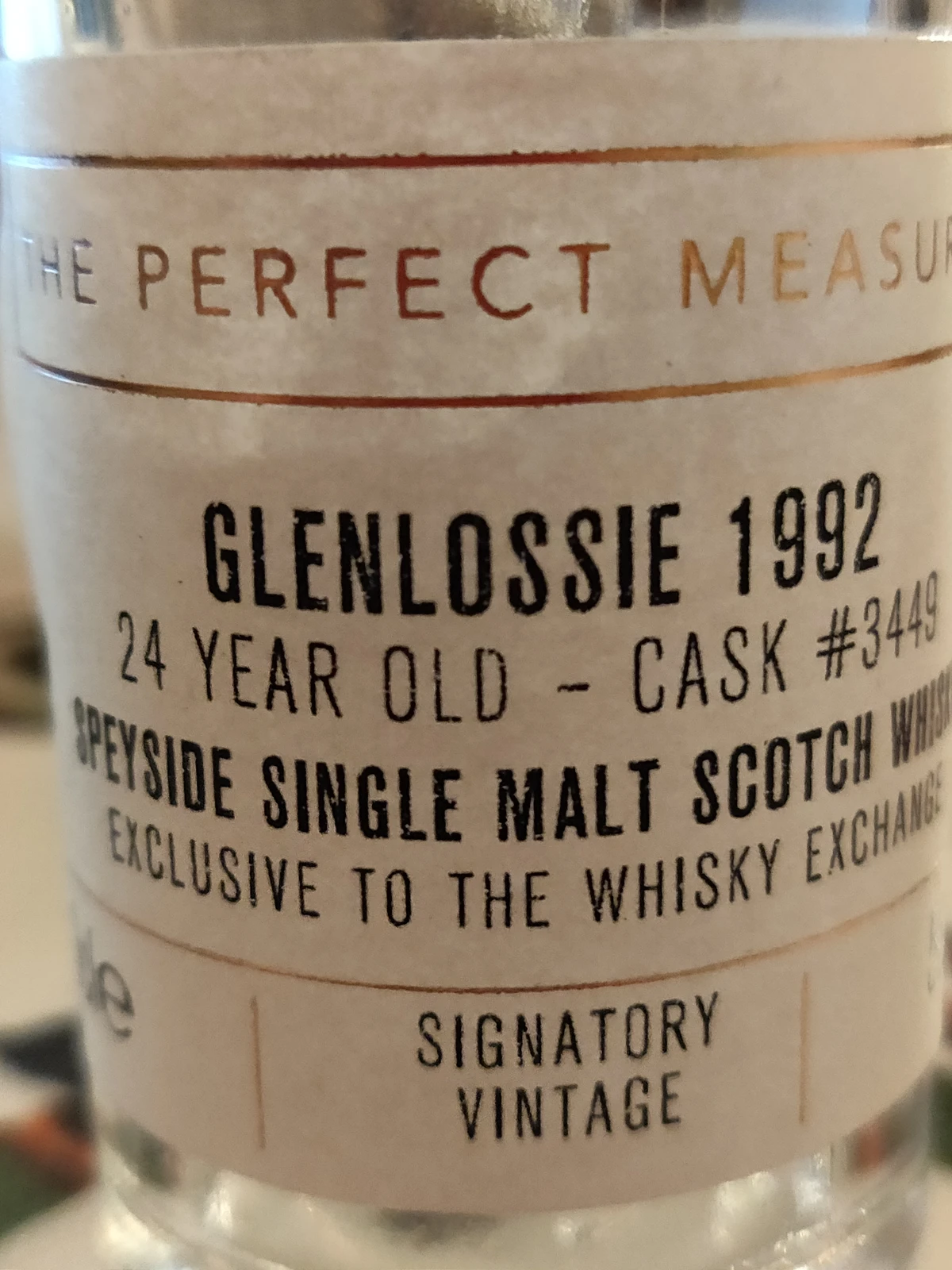 Glenlossie 1992 24 Year Cask #3449 Un-Chillfiltered Collection (Signatory) TWE Exclusive