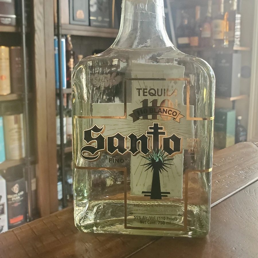 Santo Blanco 110 Proof Tequila