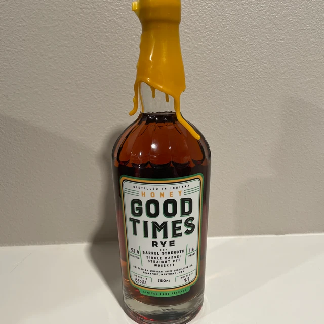 Good Times Rye Barrel Strength Honey Barrel