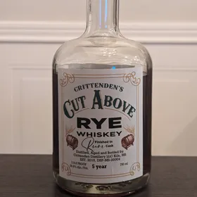 Crittenden's Cut Above Rye Finished in Rum Cask