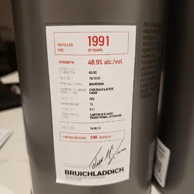 Bruichladdich Micro-Provenance Chateau Lafite 1991