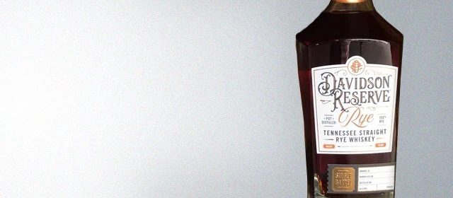 Davidson Reserve Tennessee Straight Rye