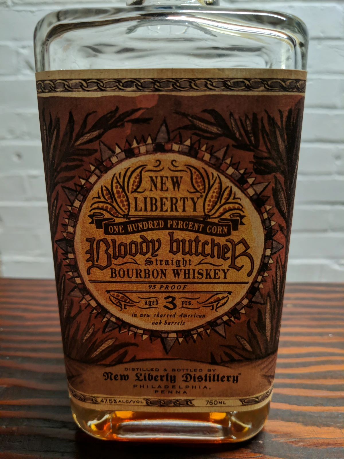 New Liberty Bloody Butcher Straight Bourbon 3 Year