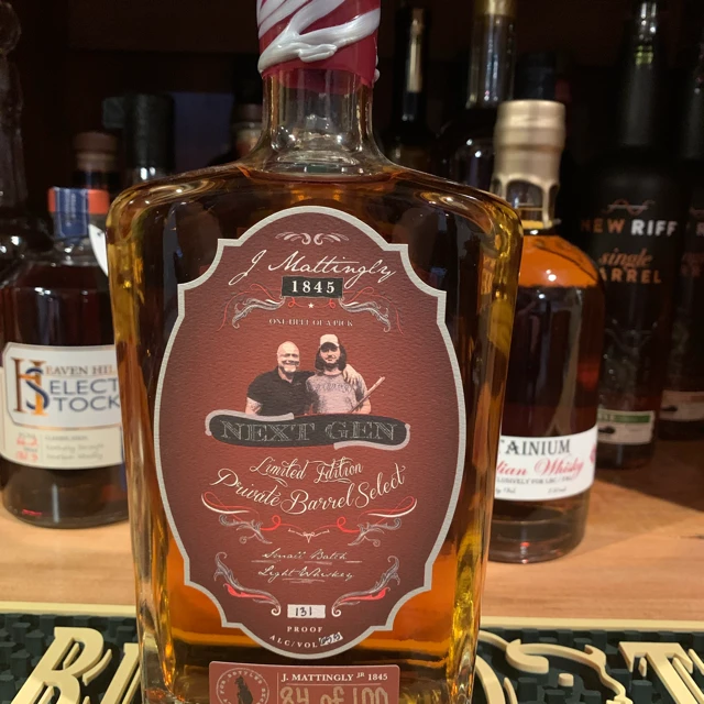 J. Mattingly 1845 Private Barrel Select Light Whiskey "Next Gen"