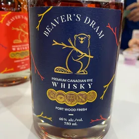 Beaver's Dram Rye Whisky Port Wood Finish