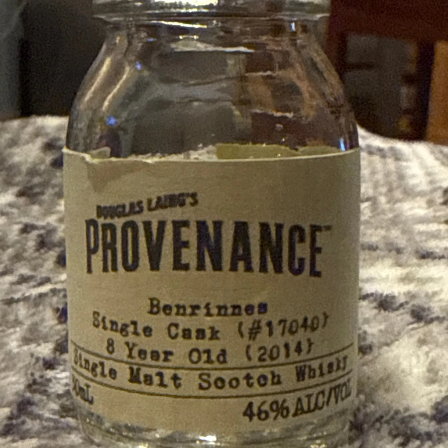 Berrinnes 8 Year Old (cask 17040) - Provenance (Douglas Laing)