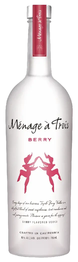 Menage A Trois Triple Berry Vodka