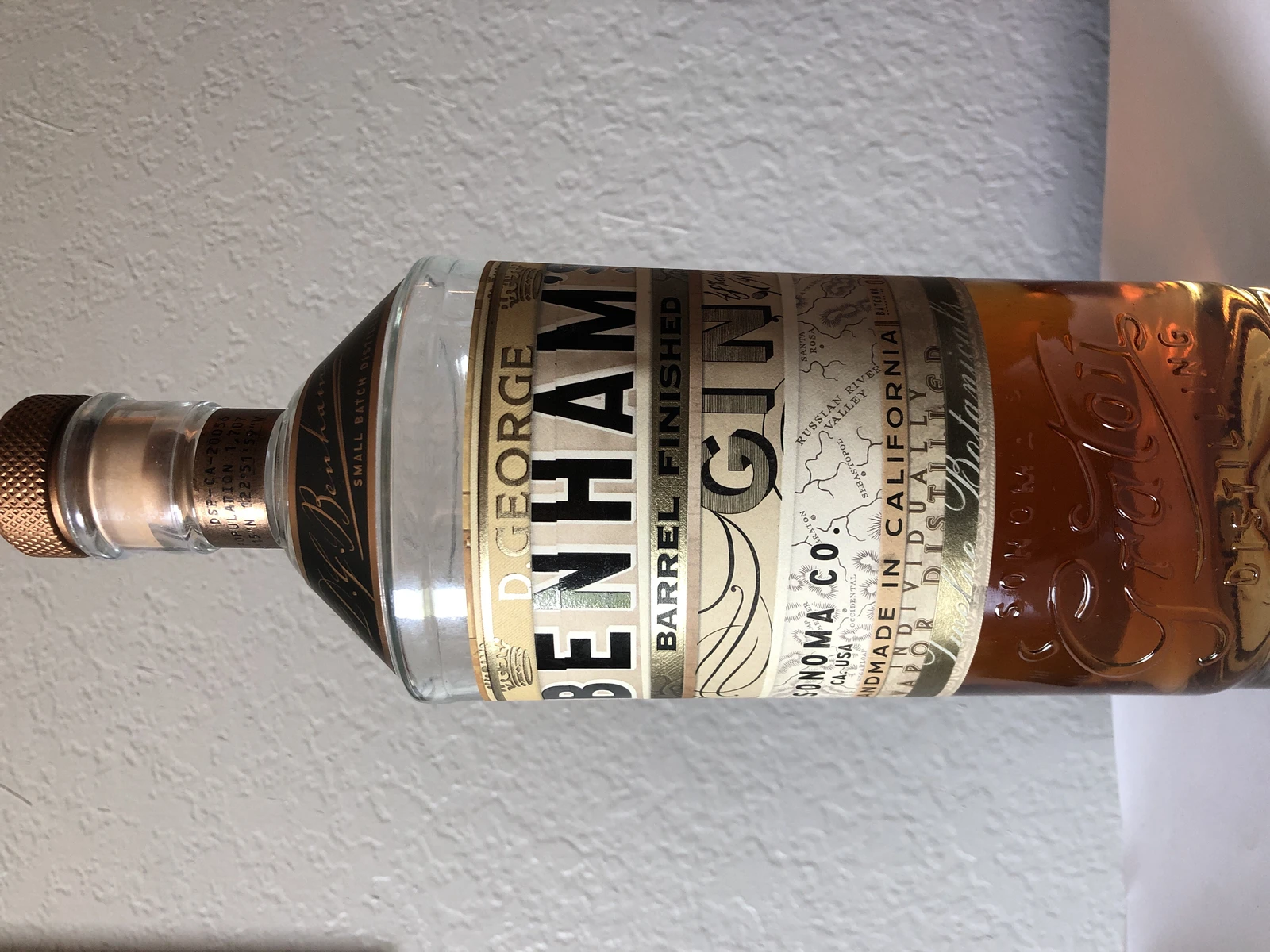 Benham's Barrel Finished Gin