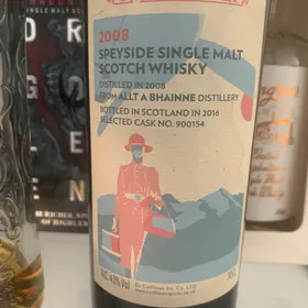 Samaroli Speyside single malt scotch whisky Allt a Bhaine 2008