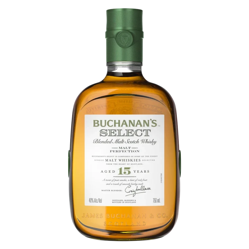 Buchanan's Select 15 Years Old Blended Malt Scotch Whisky, 750 mL