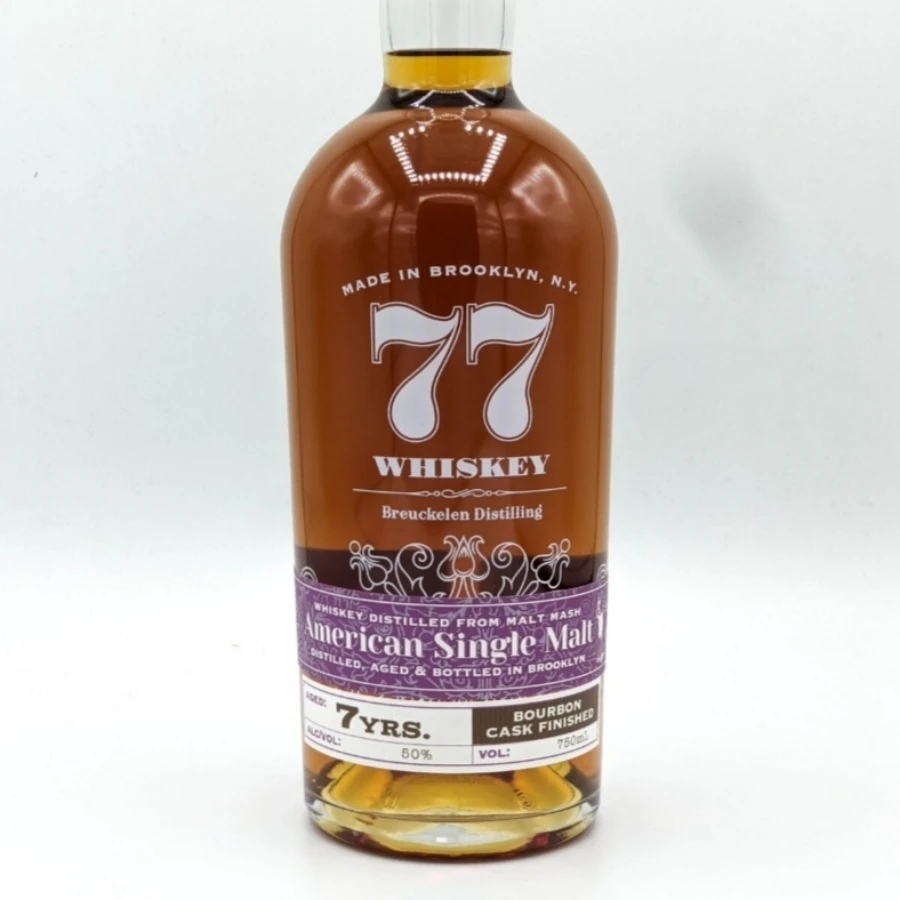 Breuckelen 77 American Single Malt Bourbon Cask Finish 7 Year
