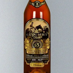 Calumet Farm 15 Year Single Rack Black Bourbon (Whirlaway)