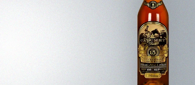 Calumet Farm 15 Year Single Rack Black Bourbon (Whirlaway)