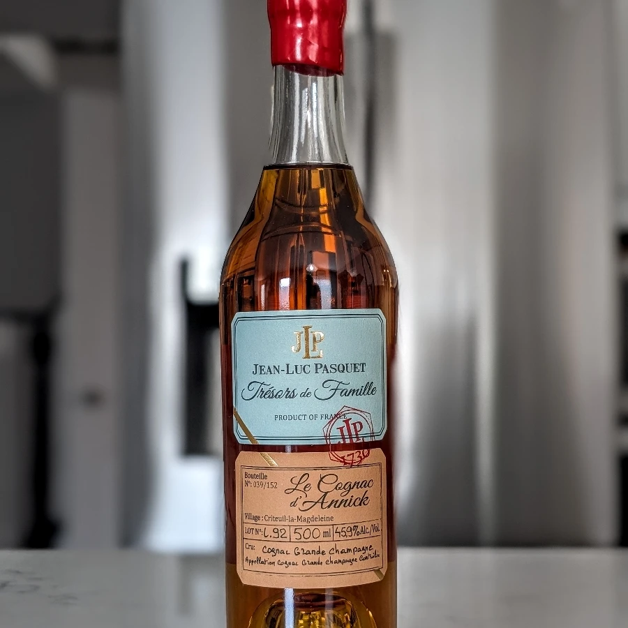 Jean-Luc Pasquet Trésors de Famille Le Cognac d'Annick L.92 Grande Champagne Cognac