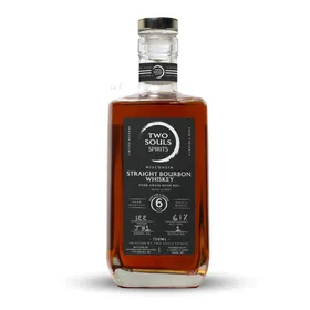 Two Souls Spirits 6 Year Wisconsin Straight Bourbon, Cigar Barrel (J. Henry & Sons)