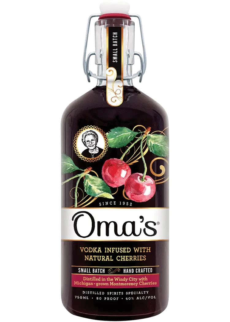 Omas Vodka Infused W Cherries