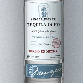 Tequila Ocho Plata La Magueyera 2014
