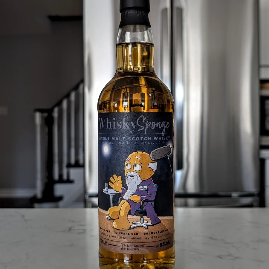 Whisky Sponge Ben Nevis 1996 27 Year Single Malt Scotch Whisky