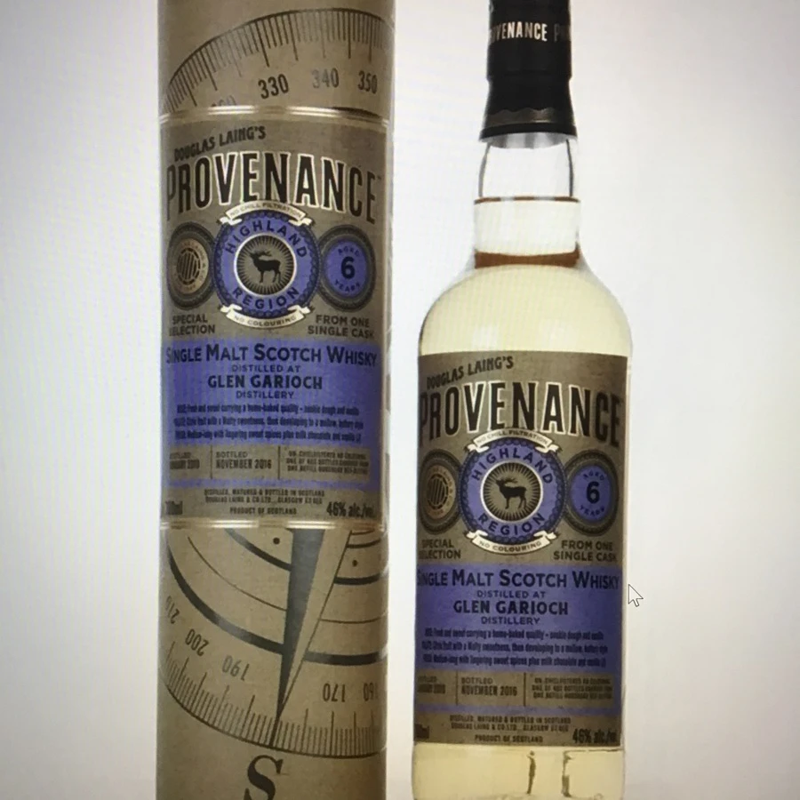 Glen Garioch 6 Year Old 2010 (Cask 11560) Provenance (Douglas Laing) Whisky