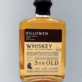 Killowen 5 Year Coconut Rum & Raisin Inspired Single Malt