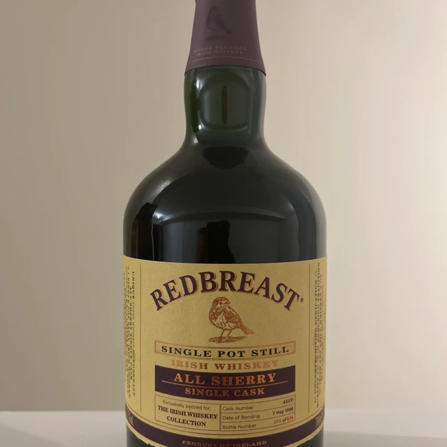 Redbreast Single Pot Still All Sherry Single Cask 1998