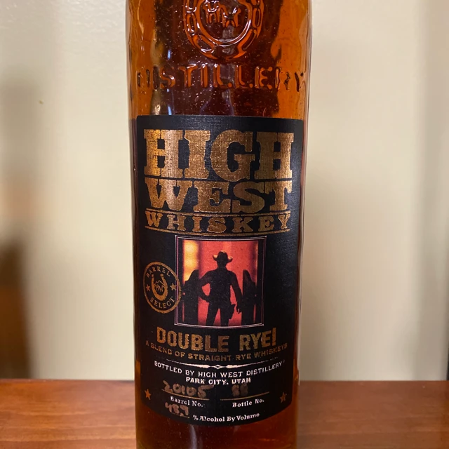 High West Double Rye O'Darby's store pick Malbec finish