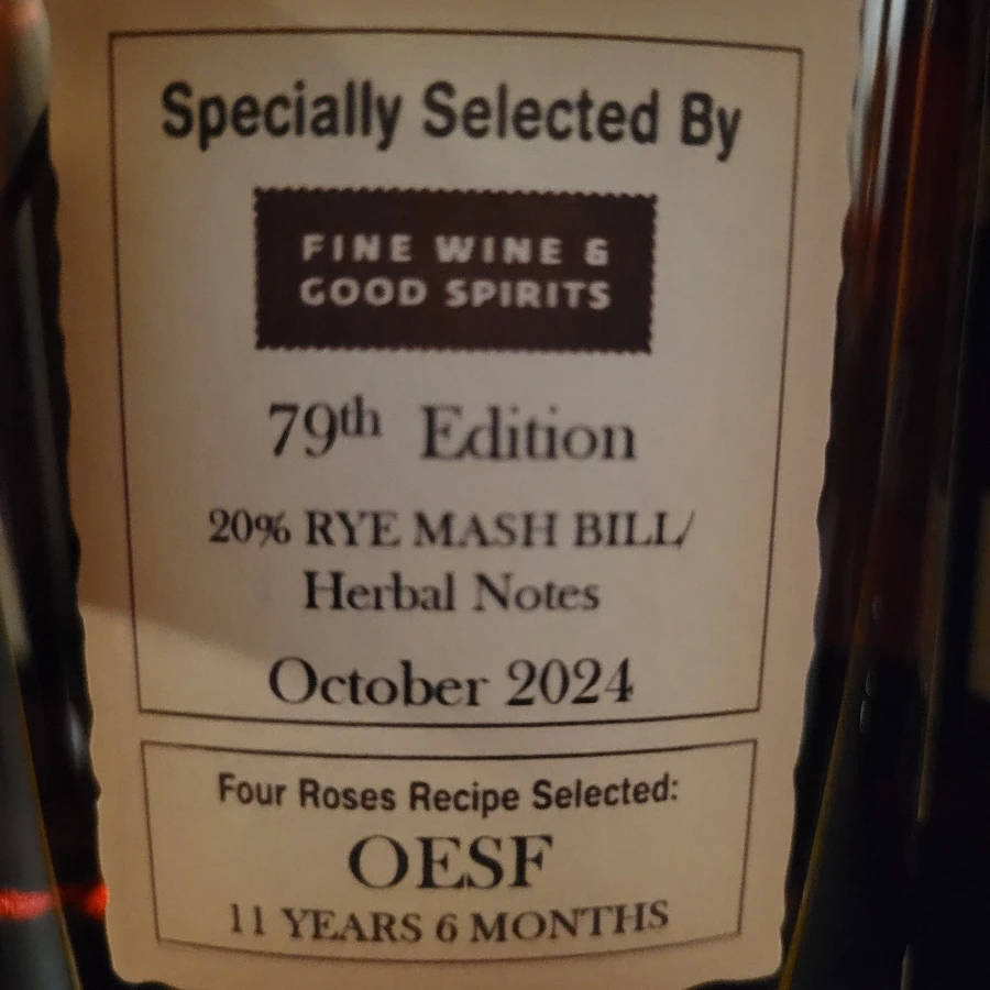 Four Roses FWGS #79 OESF -  11 years 6 months