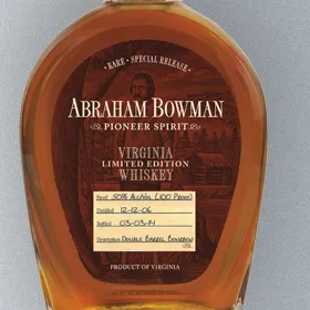 Abraham Bowman Double Barrel Bourbon