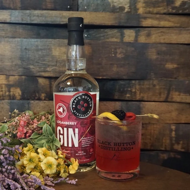Black Button Loganberry Gin