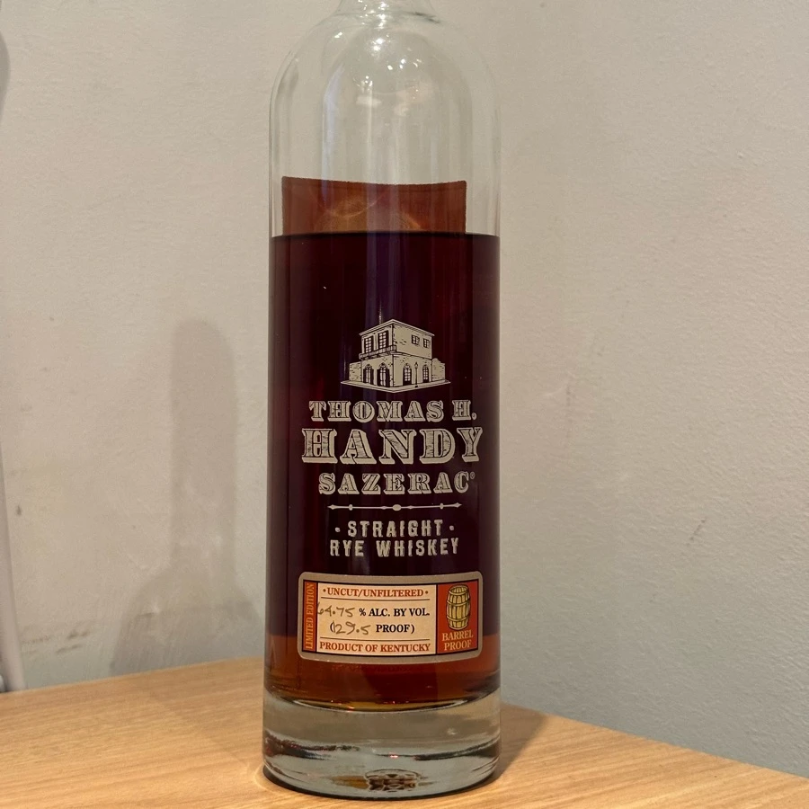 Thomas H. Handy Sazerac Straight Rye Whiskey (2021)
