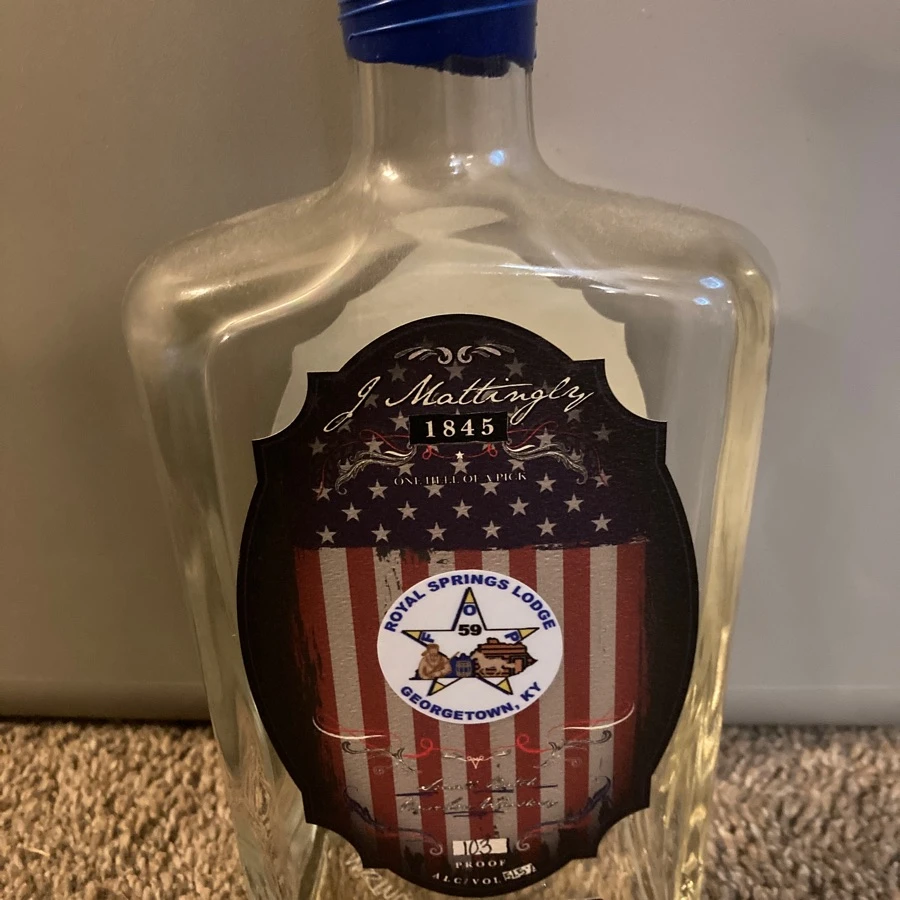 J. Mattingly 1845 Private Barrel Select Bourbon "Royal Springs Lodge"