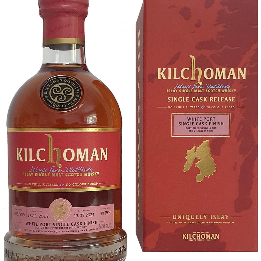 Kilchoman White Port Finish Single Cask #2015/909 (Fèis Ìle 2024 Distillery Exclusive)