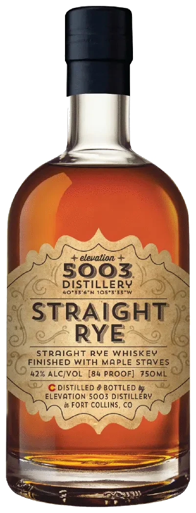Elevation 5003 Distillery Straight Rye
