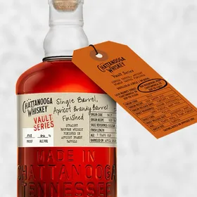 Chattanooga Whiskey Vault Series Single Barrel, Apricot Brandy Barrel Finished