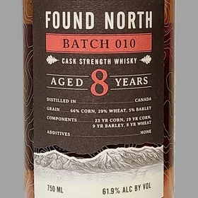 Found North Cask Strength Whisky (Batch 010)