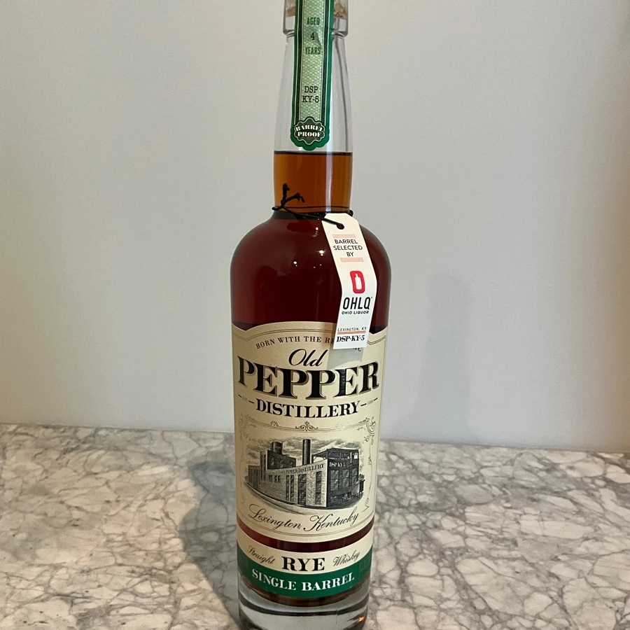 Old Pepper Rye Single Barrel  Barrel Proof OHLQ pick