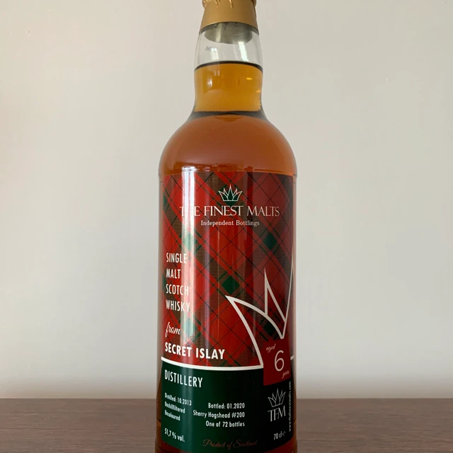 The Finest Malts Secret Islay 6 Year