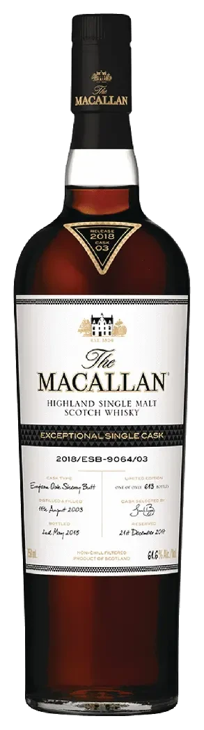 Macallan Exceptional Singlel Cask 9064 14 Year