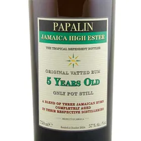 Papalin Jamaica High Ester Original Vatted Rum 5 Years Old