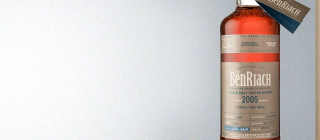 BenRiach 2005 12 Year Peated Port Wood Finish Single Cask #2683