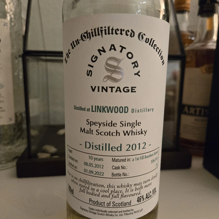 Linkwood 10 year old Signatory Vintage