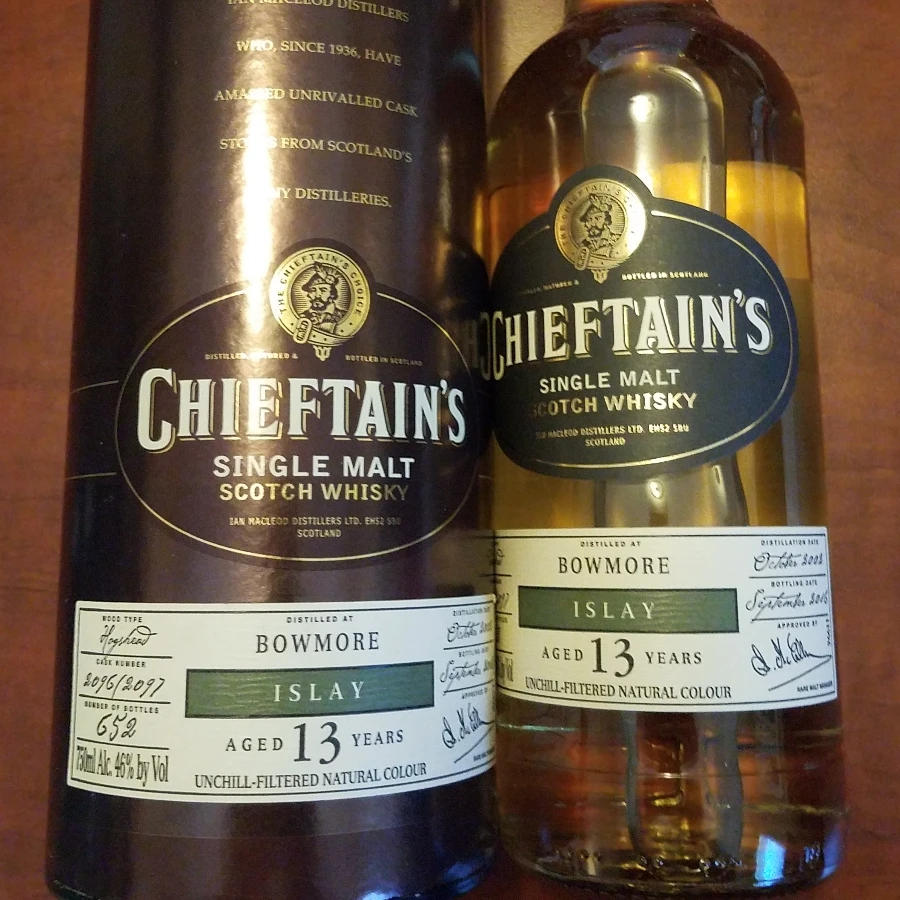 The Chieftain's Bowmore 13 Year, Cask 2096/2097