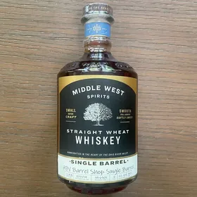 Middle West Spirits Straight Wheat Whiskey - Single Barrel - ABV Barrel Shop