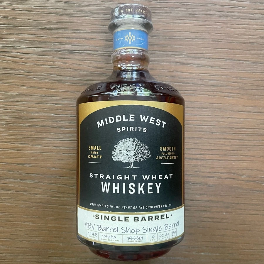 Middle West Spirits Straight Wheat Whiskey - Single Barrel - ABV Barrel Shop