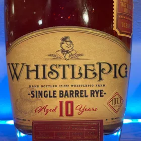 Whistlepig Single Barrel Rye 10 Year Barrel 102093