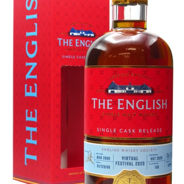 The English Single Cask Release English Whisky Society Virtual Festival 2020 (130 bottles)