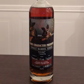 Rare Character Single Barrel Straight Rye Whiskey in Jaqueira Casks