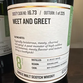 SMWS 16.73 Meet and Greet (Glenturret)