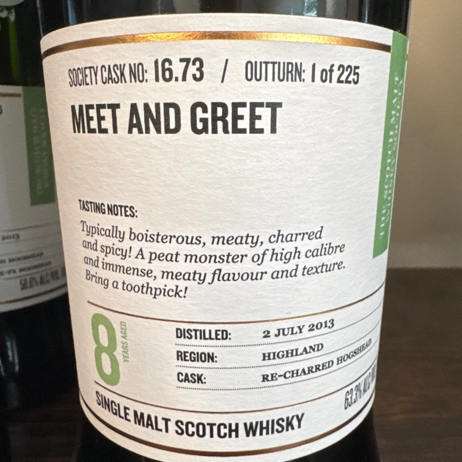 SMWS 16.73 Meet and Greet (Glenturret)
