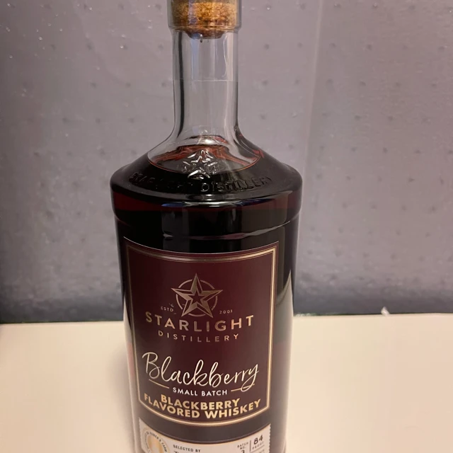 Starlight blackberry flavored whiskey (Total Wine)